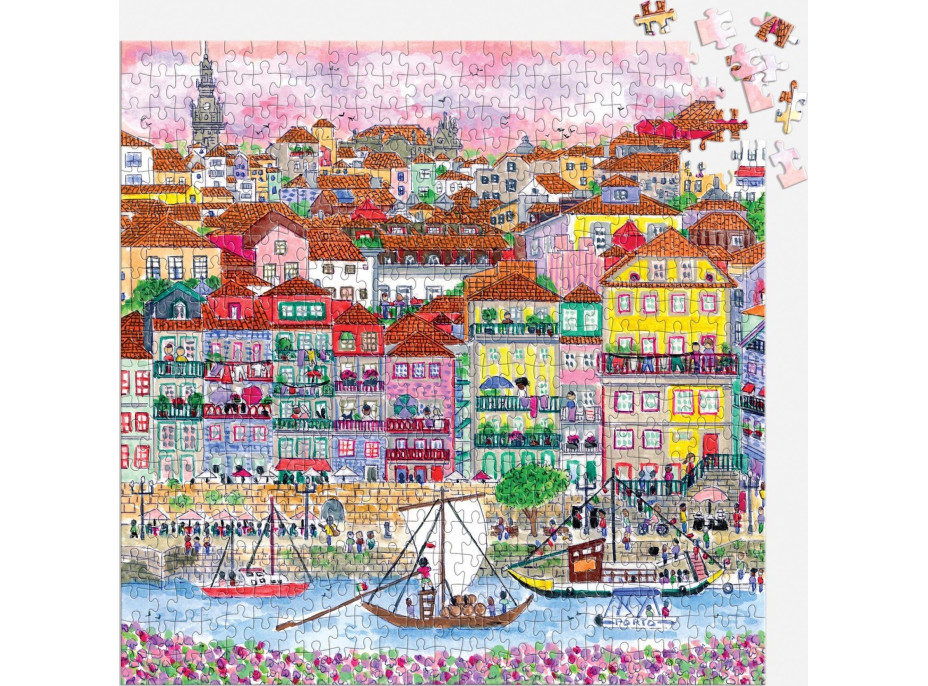 GALISON Čtvercové puzzle Barvy Porta 500 dílků