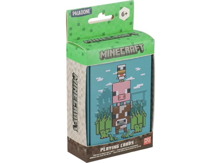 PALADONE Hrací karty Minecraft zvířata