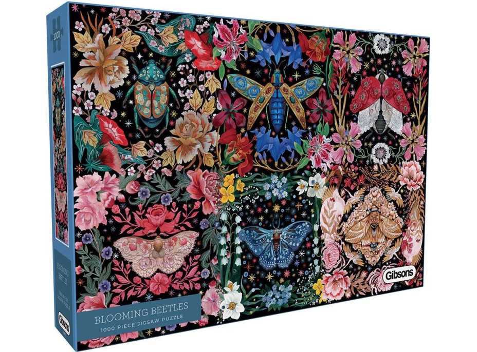 GIBSONS Puzzle Brouci mezi květinami 1000 dílků