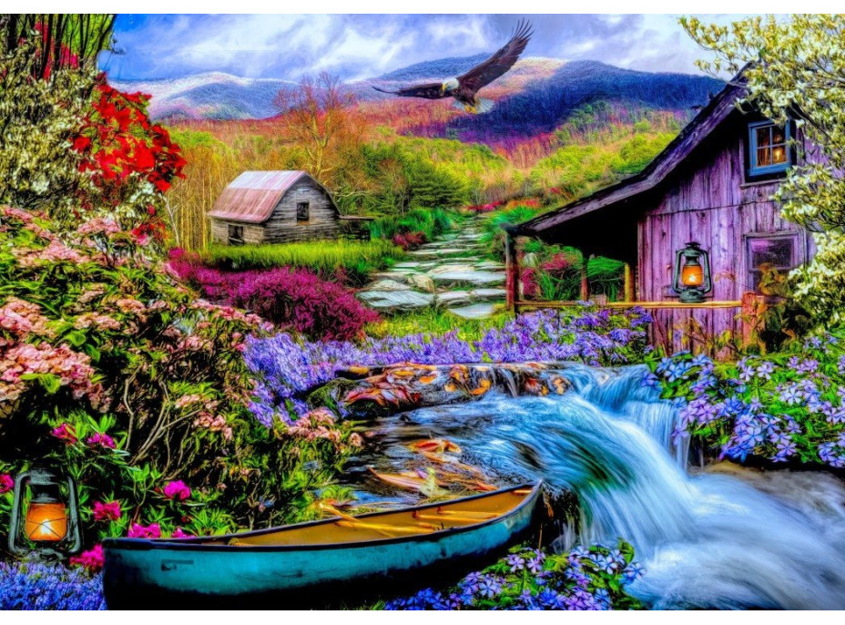 BLUEBIRD Puzzle Horská idylka 1500 dílků
