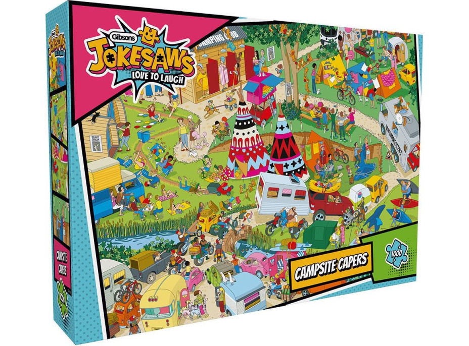 GIBSONS Puzzle Jokesaws: Kemp Capers 1000 dílků