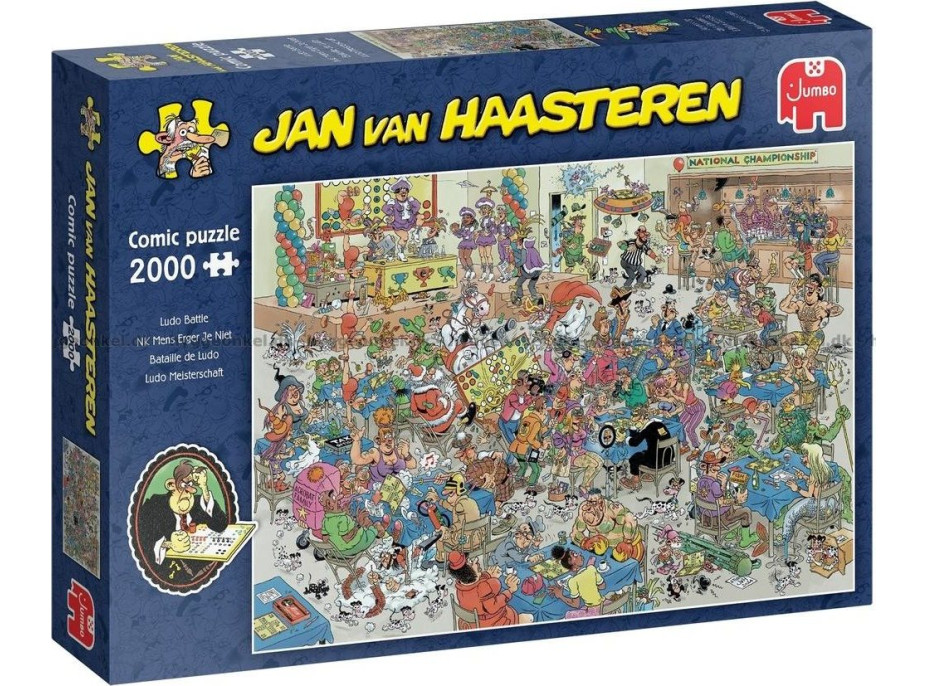 JUMBO Puzzle JvH Člověče, nezlob se bitva 2000 dílků