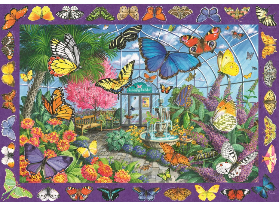 RAVENSBURGER Puzzle Království motýlů 1000 dílků
