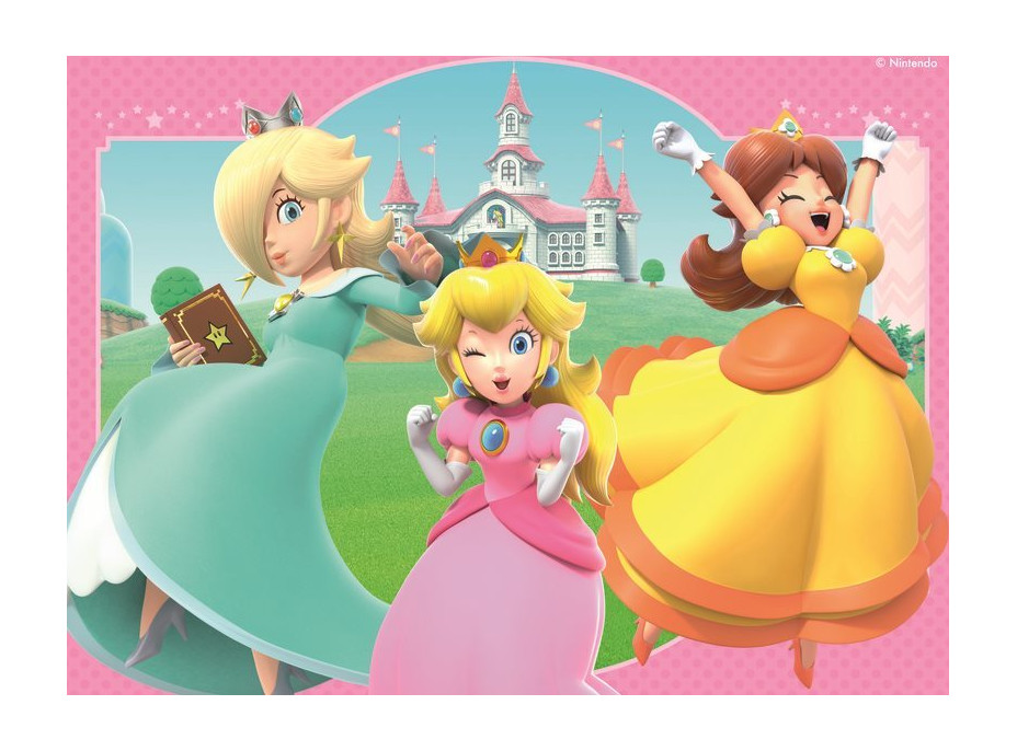 RAVENSBURGER Puzzle Super Mario a jeho dobrodružství 4v1 (12,16,20,24 dílků)