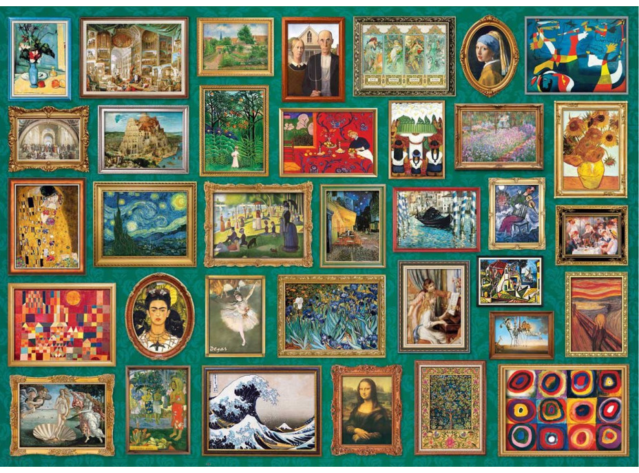EUROGRAPHICS Puzzle Mistrovská díla 2000 dílků