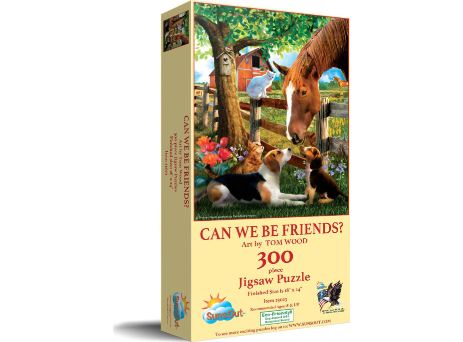 SUNSOUT Puzzle Můžeme být přátelé? XXL 300 dílků