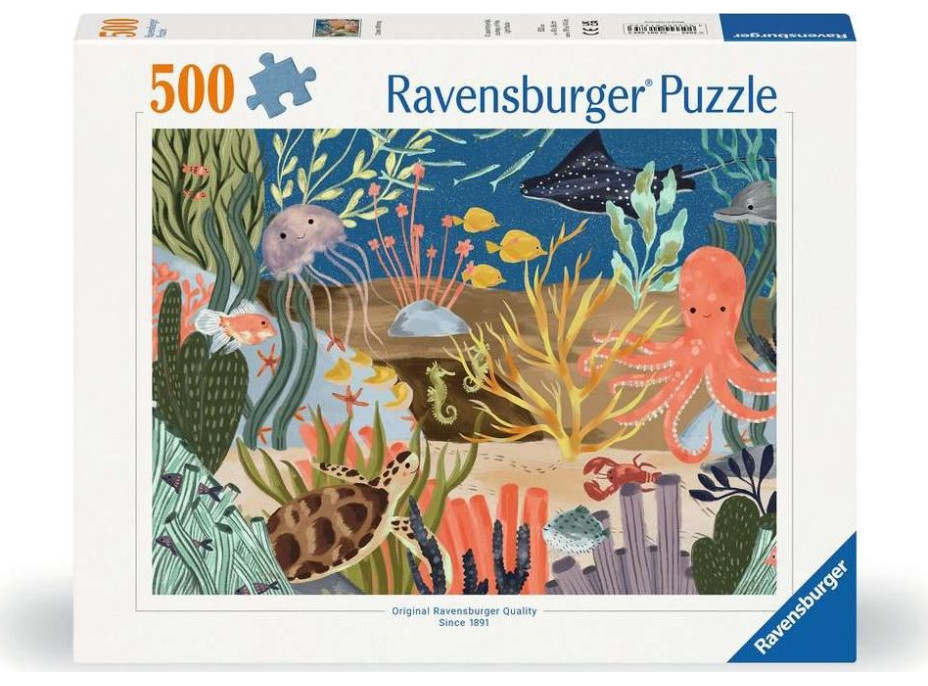 RAVENSBURGER Puzzle Ocean Whimsy 500 dílků