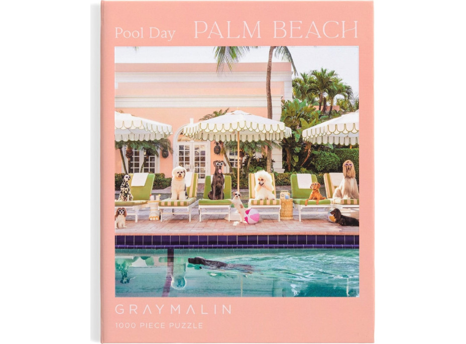 GALISON Puzzle U bazénu v Palm Beach 1000 dílků