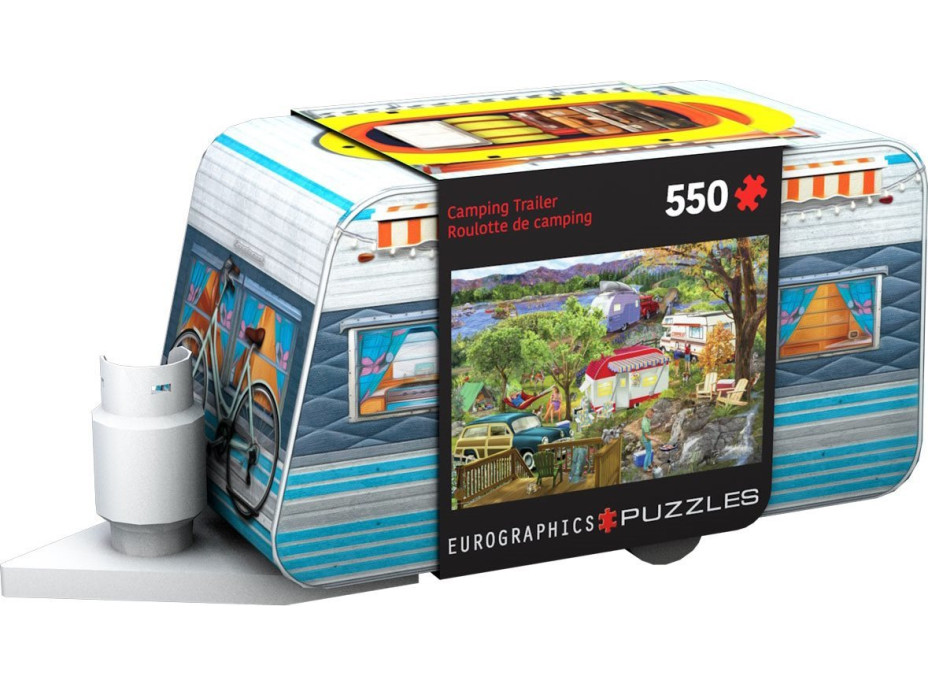 EUROGRAPHICS Puzzle v plechové krabičce Karavan 550 dílků