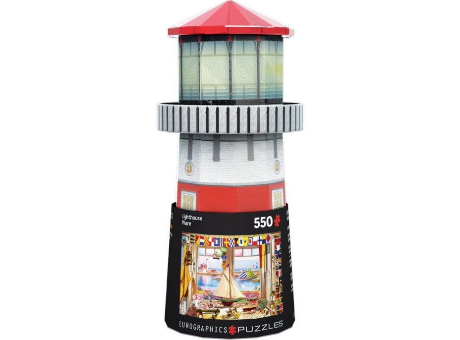 EUROGRAPHICS Puzzle v plechové krabičce Maják 550 dílků