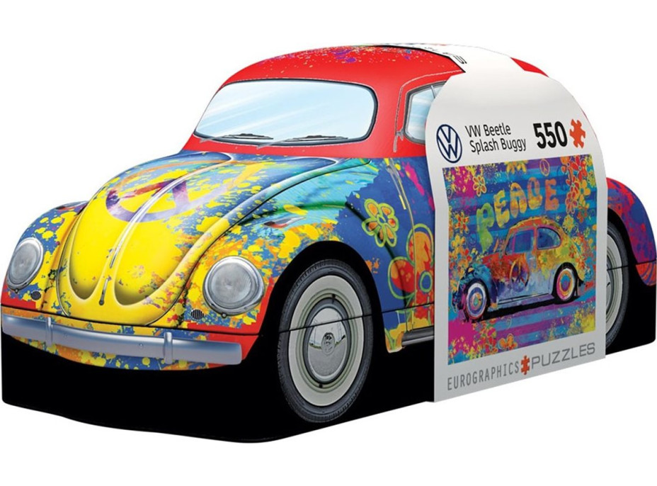 EUROGRAPHICS Puzzle v plechové krabičce Volkswagen Brouk 550 dílků
