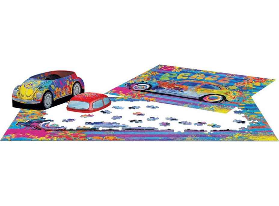 EUROGRAPHICS Puzzle v plechové krabičce Volkswagen Brouk 550 dílků