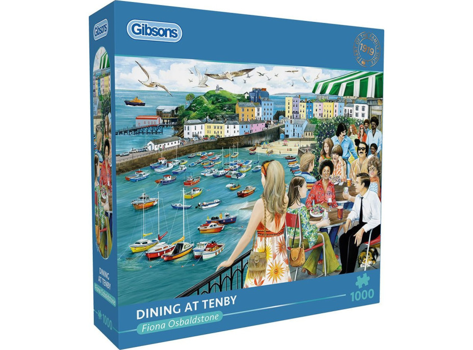 GIBSONS Puzzle Večeře v Tenby 1000 dílků