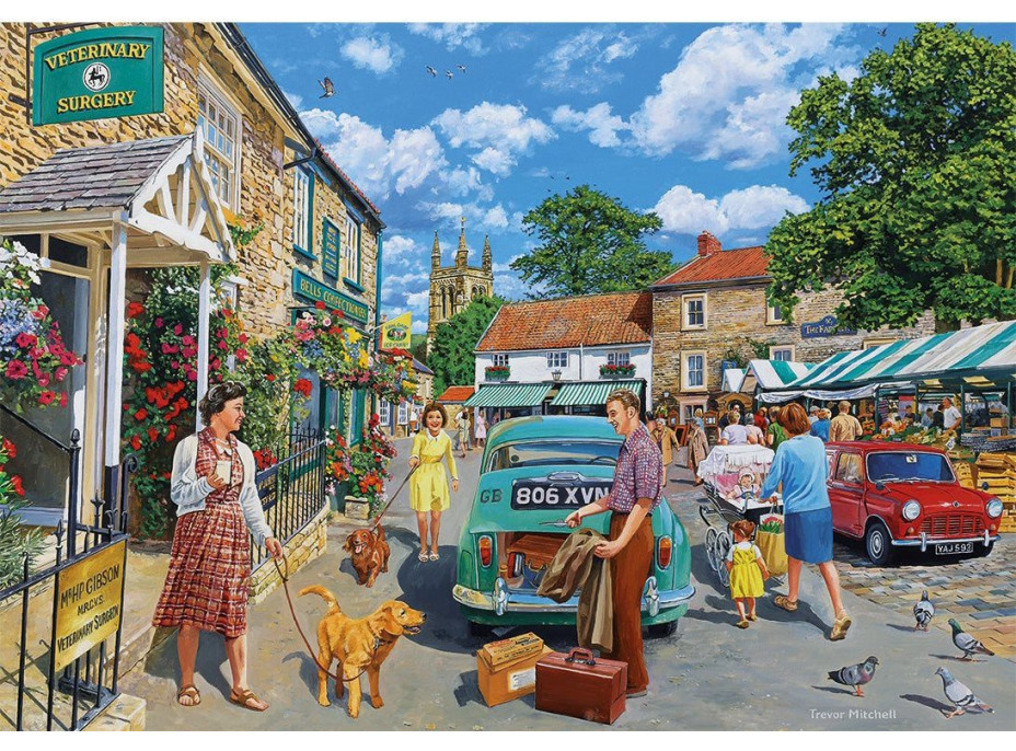 GIBSONS Puzzle Zavolejte veterináře 4x500 dílků