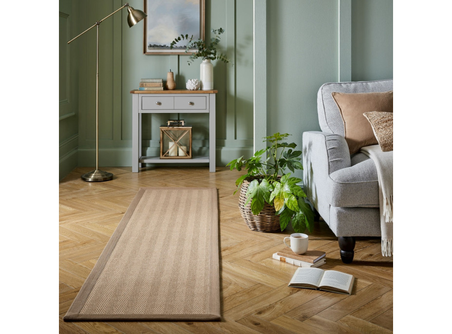 Běhoun Herringbone Border Kira Natural