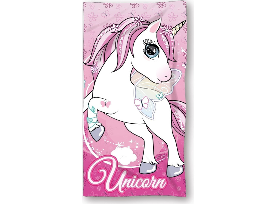 Dětská bavlněná osuška UNICORN - 70x140 cm