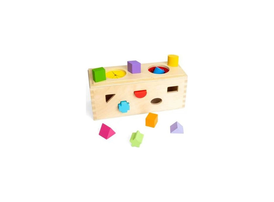 Bigjigs Toys Vkládání a třídění Tajemná krabička