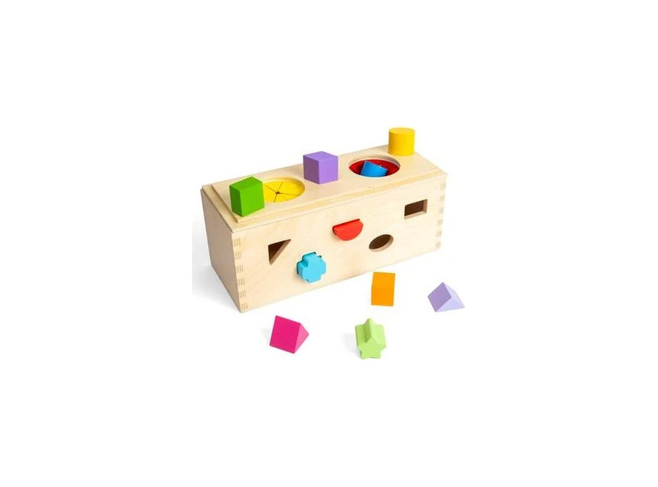 Bigjigs Toys Vkládání a třídění Tajemná krabička