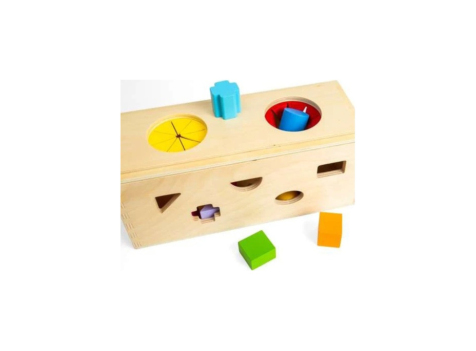 Bigjigs Toys Vkládání a třídění Tajemná krabička