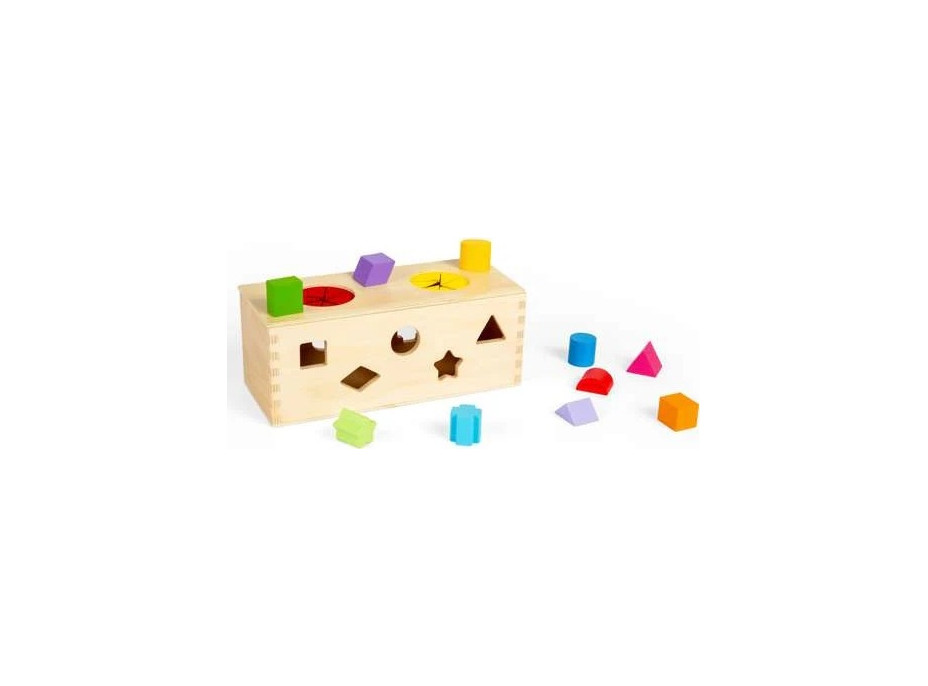 Bigjigs Toys Vkládání a třídění Tajemná krabička