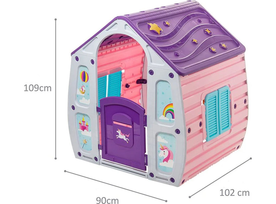 CHIPOLINO Dětský zahradní domeček Magical House Unicorn