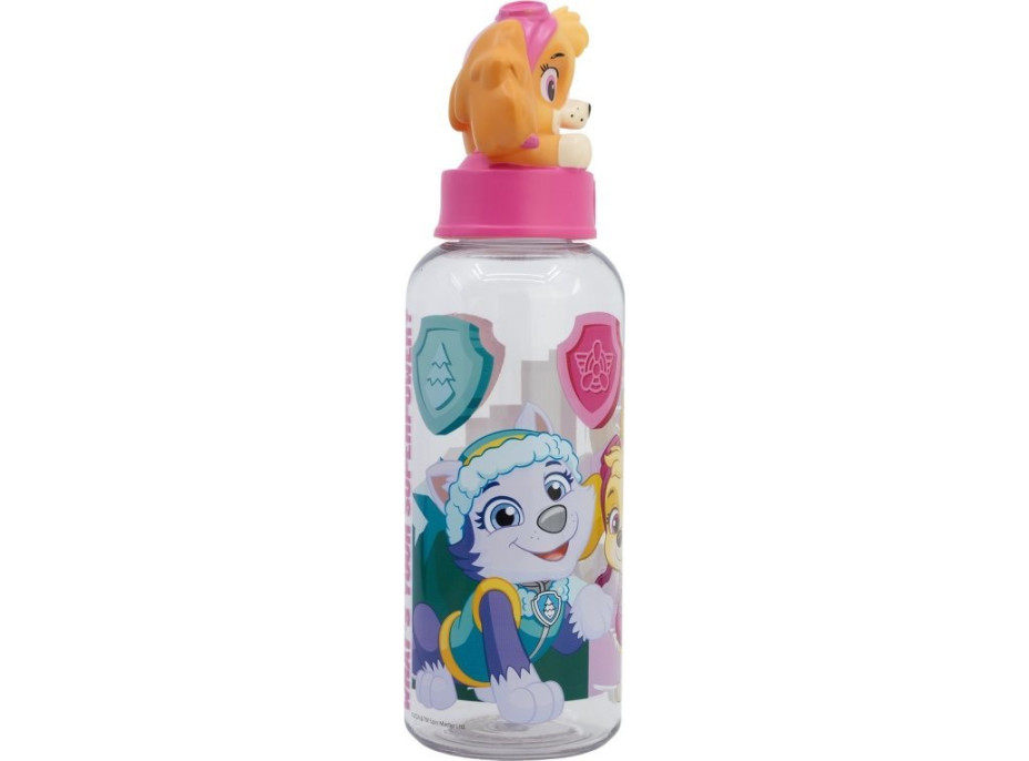 STOR Láhev na pití Tlapková patrola 560 ml růžová