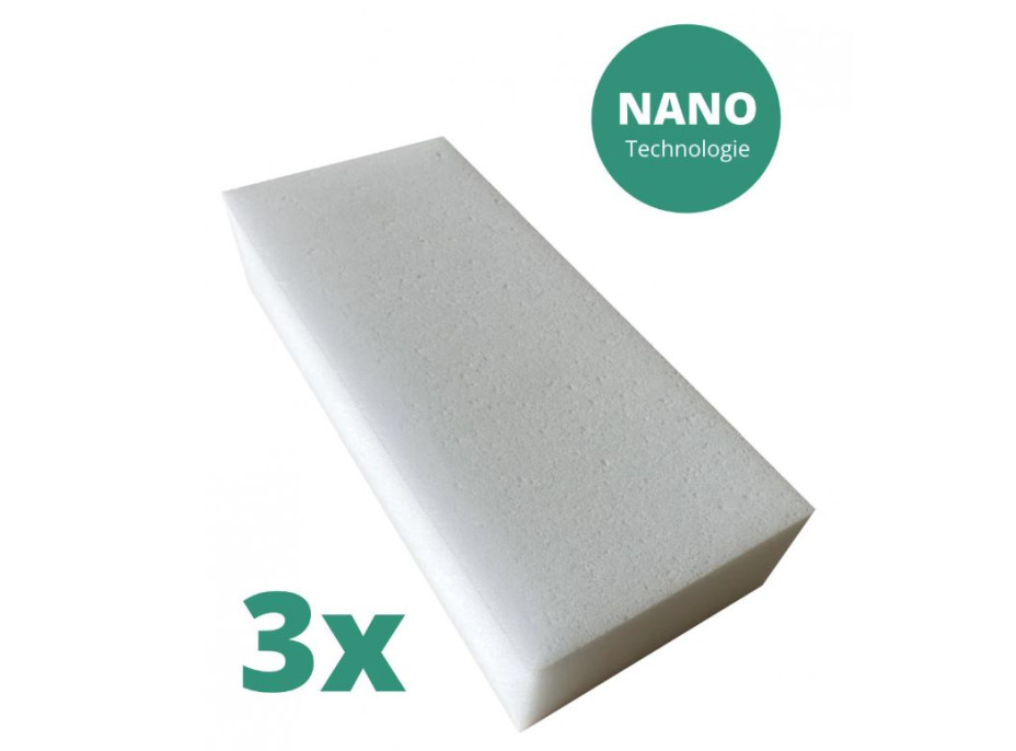 Aladinova kouzelná čistící nanohoubička - 3 ks