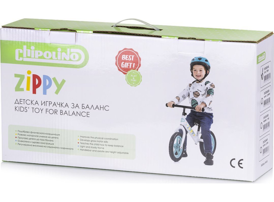 CHIPOLINO Odrážedlo Zippy Green