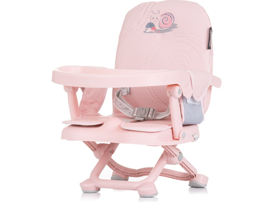 CHIPOLINO Přenosná jídelní židlička (Booster) Lollipop flamingo