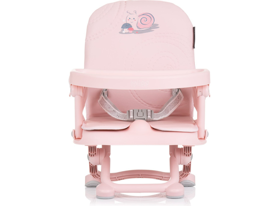CHIPOLINO Přenosná jídelní židlička (Booster) Lollipop flamingo