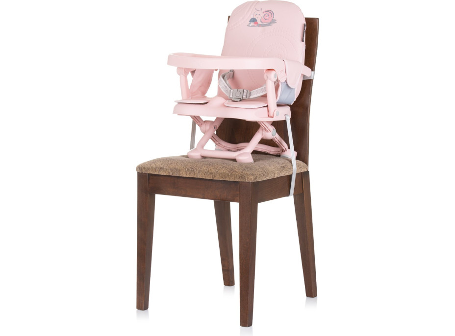 CHIPOLINO Přenosná jídelní židlička (Booster) Lollipop flamingo