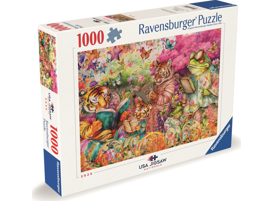 RAVENSBURGER Puzzle Knižní klub 1000 dílků