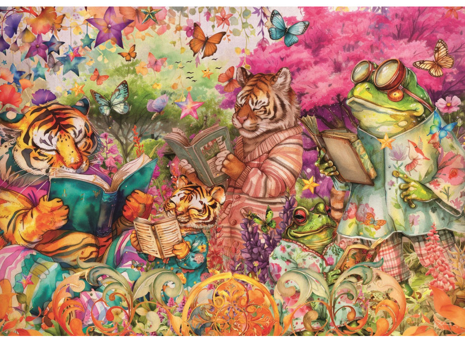RAVENSBURGER Puzzle Knižní klub 1000 dílků