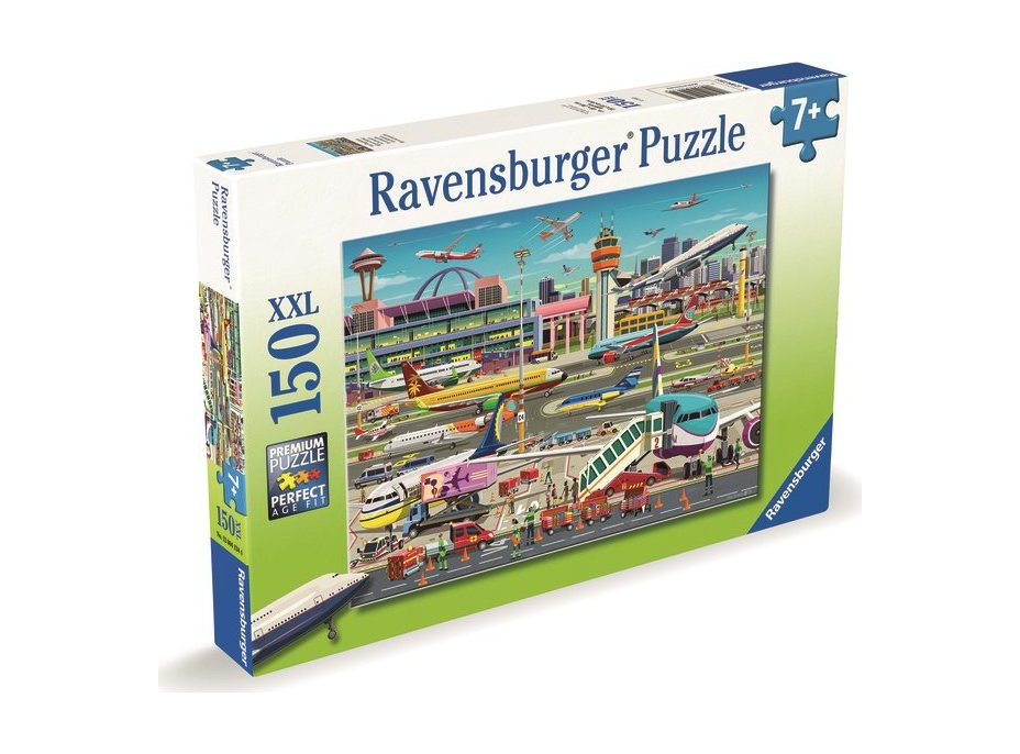 RAVENSBURGER Puzzle Letištní ruch XXL 150 dílků