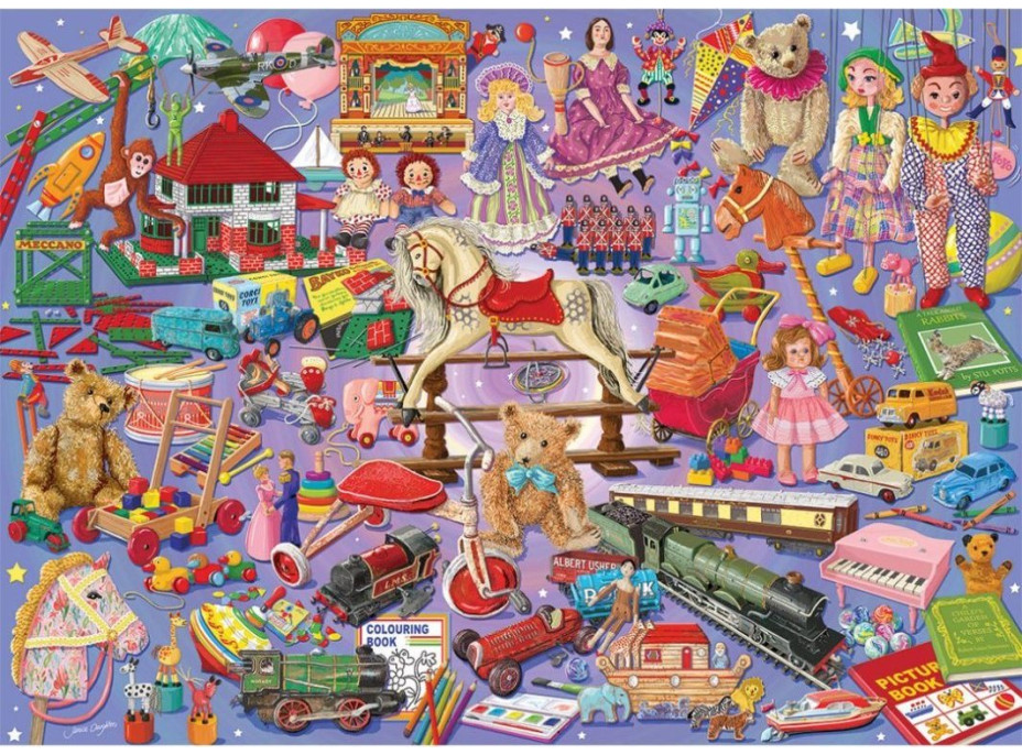 GIBSONS Puzzle Oblíbené hračky 1000 dílků