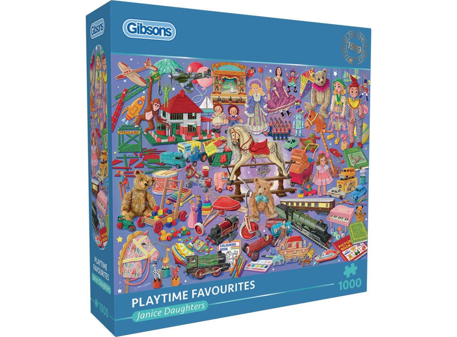 GIBSONS Puzzle Oblíbené hračky 1000 dílků