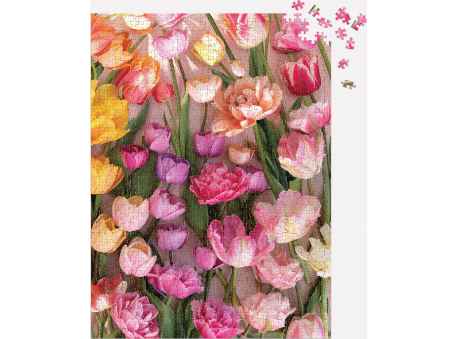 GALISON Puzzle Pomíjívé tulipány 1000 dílků
