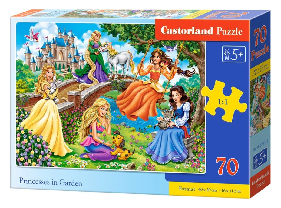 CASTORLAND Puzzle Princezny v zahradě 70 dílků