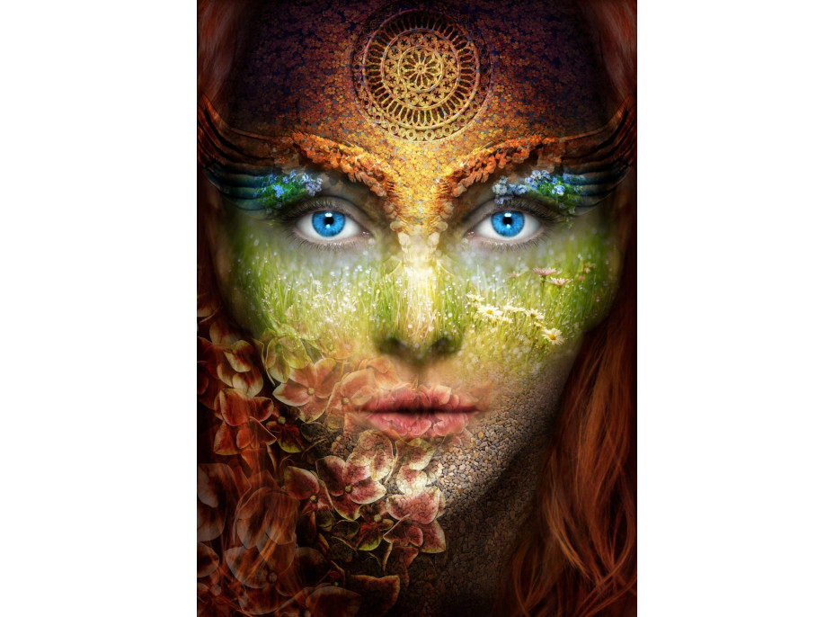 GRAFIKA Puzzle Příroda - žena 1000 dílků