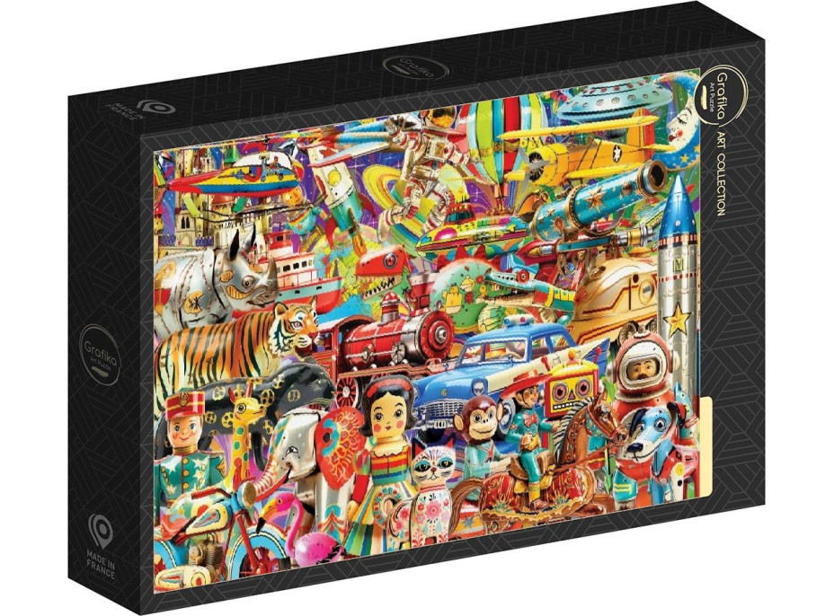 GRAFIKA Puzzle Retro hračky 1000 dílků