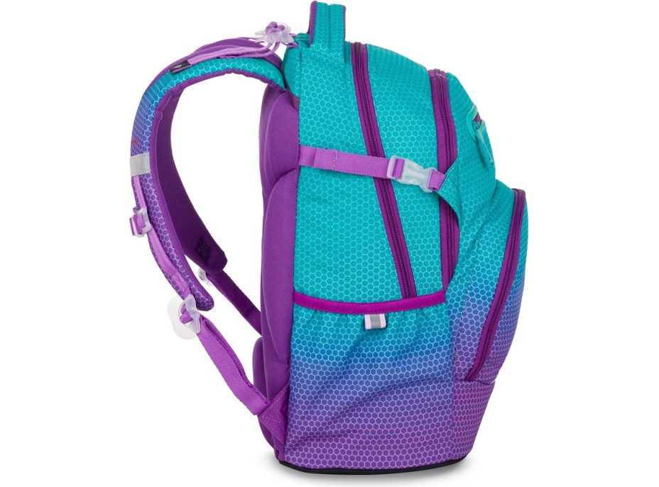 OXYBAG Školní batoh OXY Ombre Blue-Pink