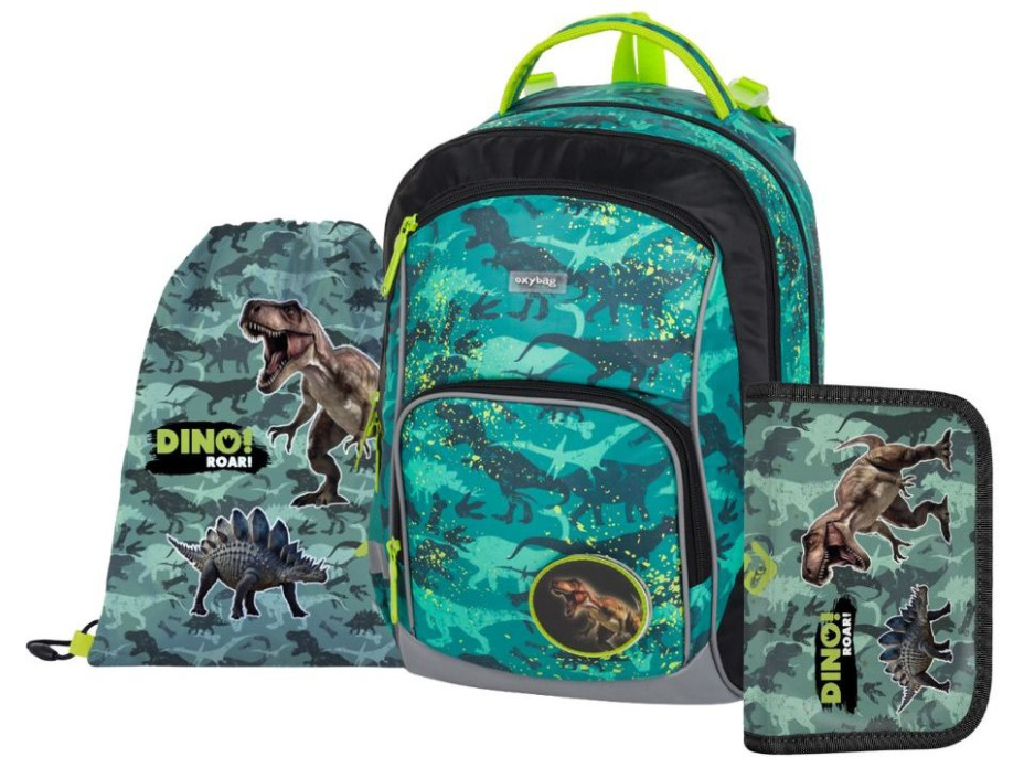 OXYBAG Školní set 3ks OXY GO Dino