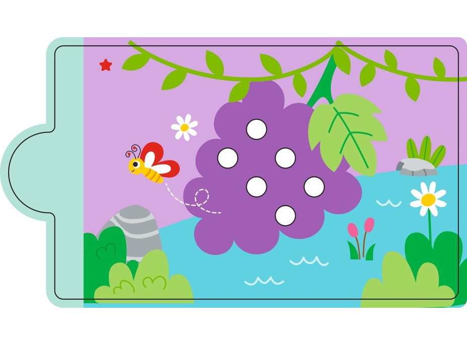 2Kids Toys Magnetická hra Třídění barev s dinosaurem