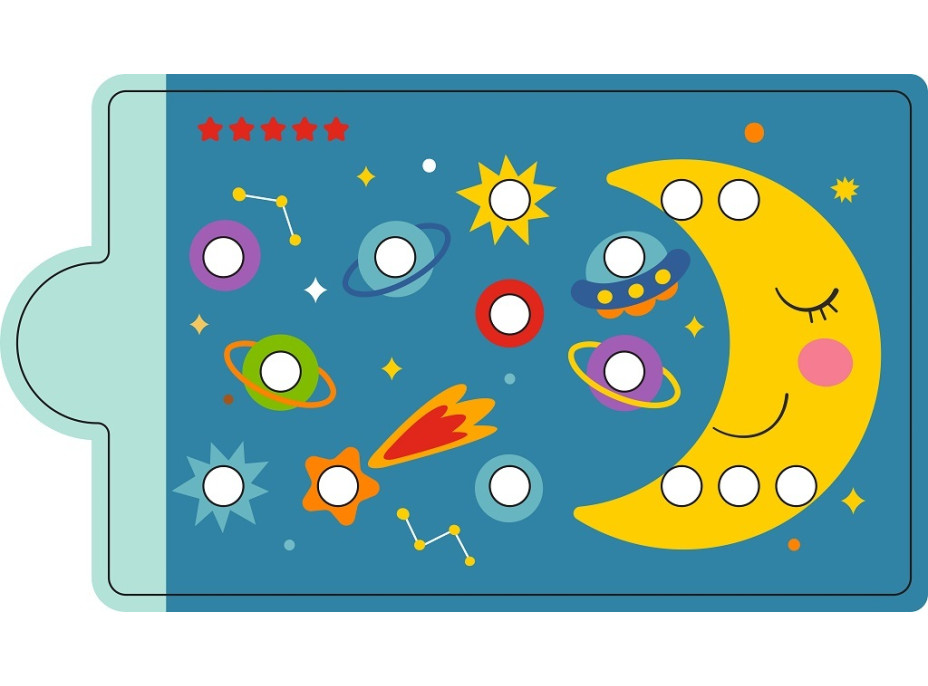 2Kids Toys Magnetická hra Třídění barev s dinosaurem