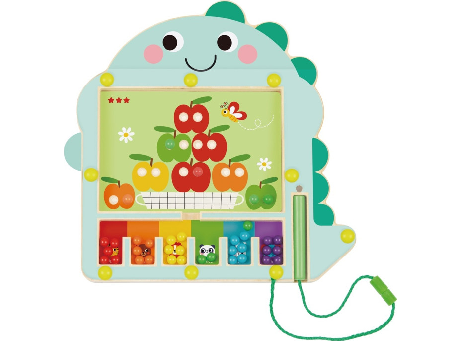 2Kids Toys Magnetická hra Třídění barev s dinosaurem