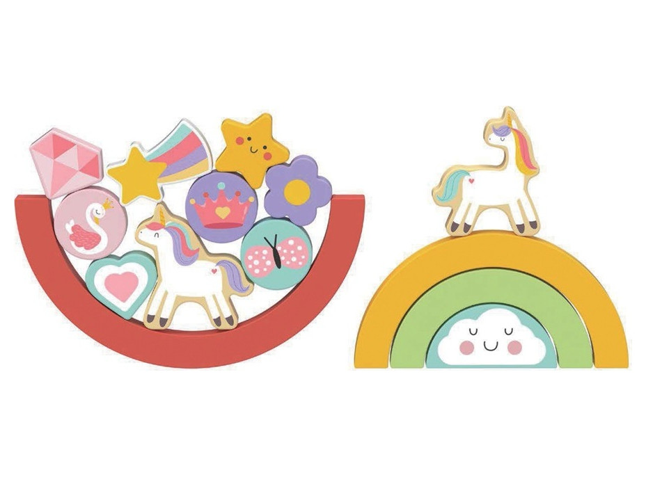 2Kids Toys Balanční puzzle Unicorn 2 v 1