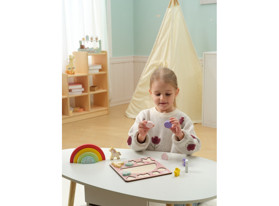 2Kids Toys Balanční puzzle Unicorn 2 v 1