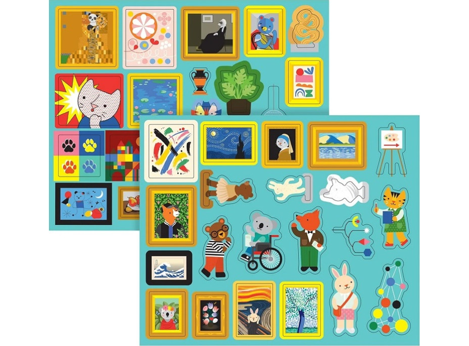 Petit Collage Magnetické divadlo moje muzeum