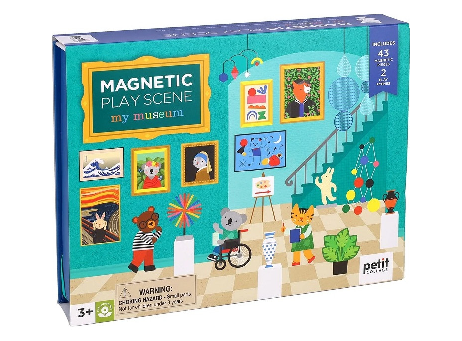 Petit Collage Magnetické divadlo moje muzeum
