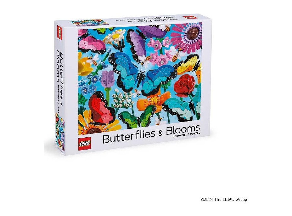 Chronicle Books Puzzle LEGO® Motýli a květiny 1000 dílků